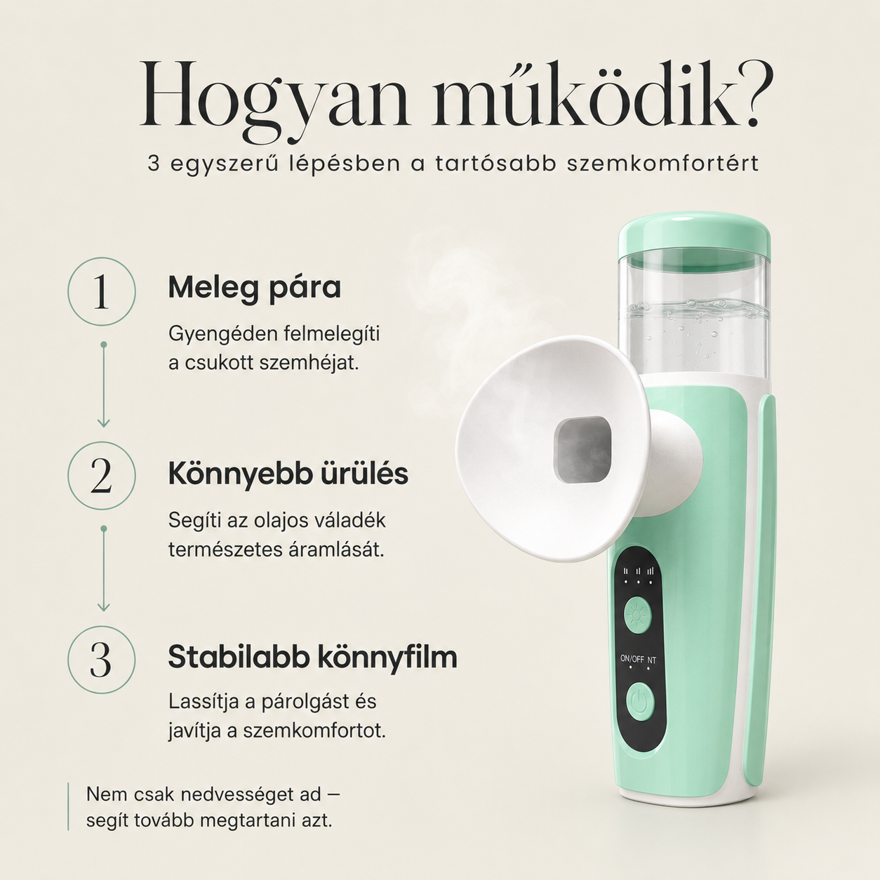 Szemszárazság Kezelő Készülék